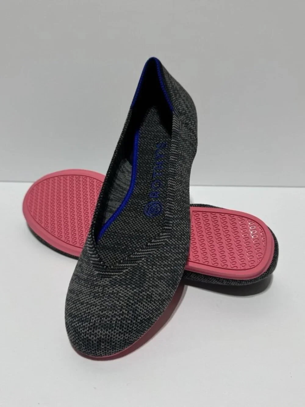 Rothys The Flat Round Toe Birdseye Size 7.5 M